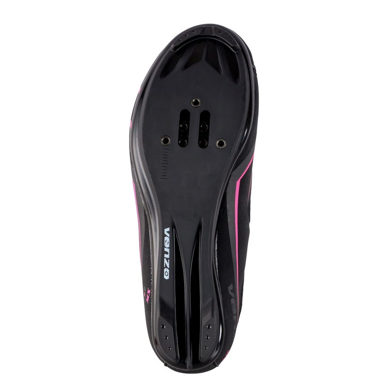 Venzo Bike Bicycle Women's Ladies Cycling Riding Shoes - Compatible with Peloton, for for Shimano SPD & Look ARC Delta - Perfect for Indoor Exercise Bikes & Road Racing - with Look Delta Cleats - Size - Image 2